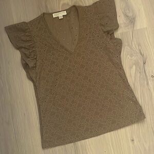 Pretty Michael Kors Eyelet Top